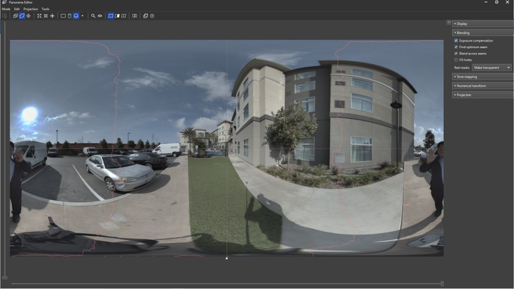 Insta360 One R Raw DNG stitching on PTGui 12
