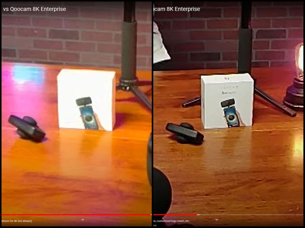 Left: Qoocam 8K Enterprise; Right: 360 Anywhere