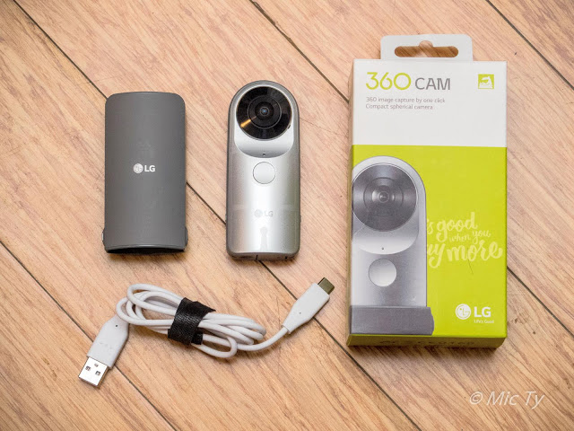 LG 360 Cam: what's in the box