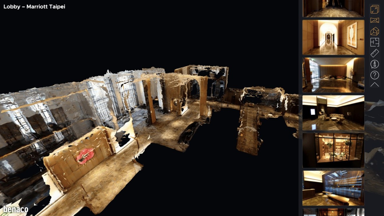 Convert 360 photos into 3D virtual tours with floor plan and dollhouse views