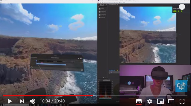 How to edit Premiere with a VR headset