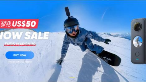 Insta360 sale March 2022