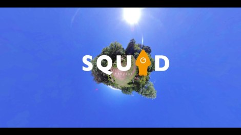 SquidProject 360 is an invisible 360 camera drone with Insta360 cameras