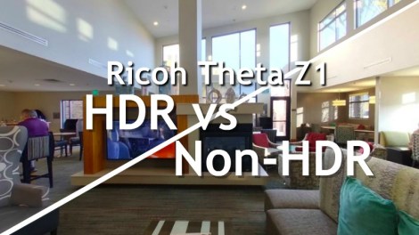 Theta Z1 HDR vs Non-HDR comparison