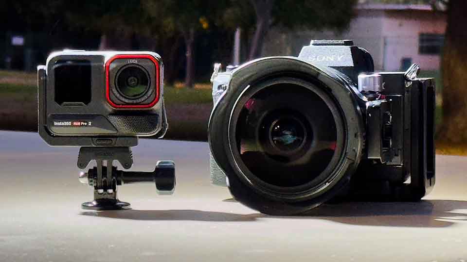 Insta360 Ace Pro 2 vs DSLR in low light