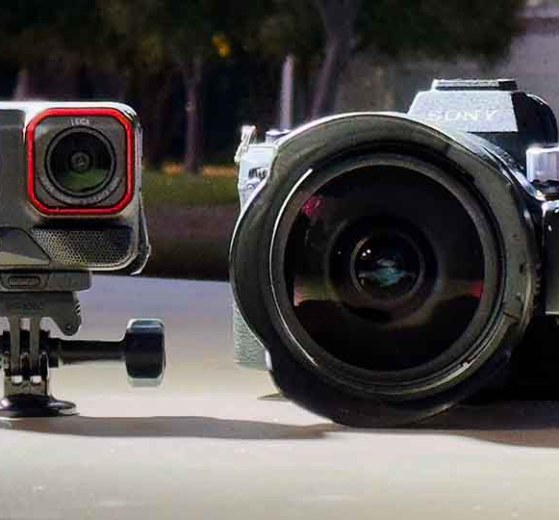 Insta360 Ace Pro 168新飞艇-直播手机查询2 vs DSLR in low light