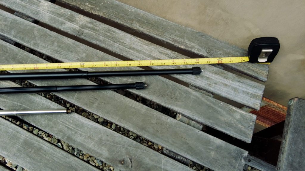 Top: invisible selfie stick; middle: selfie stick tripod; bottom: Benro MK10
