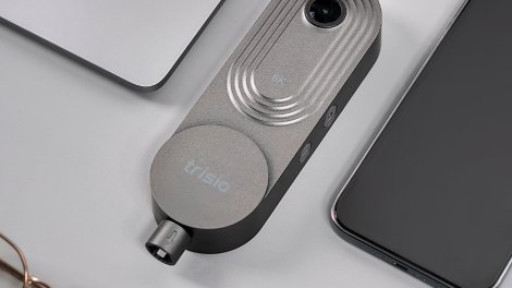 Trisio is an 8K 360 camera with excellent stitching