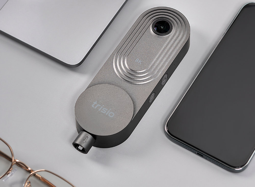 Trisio is an 8K 360 camera with excellent stitching