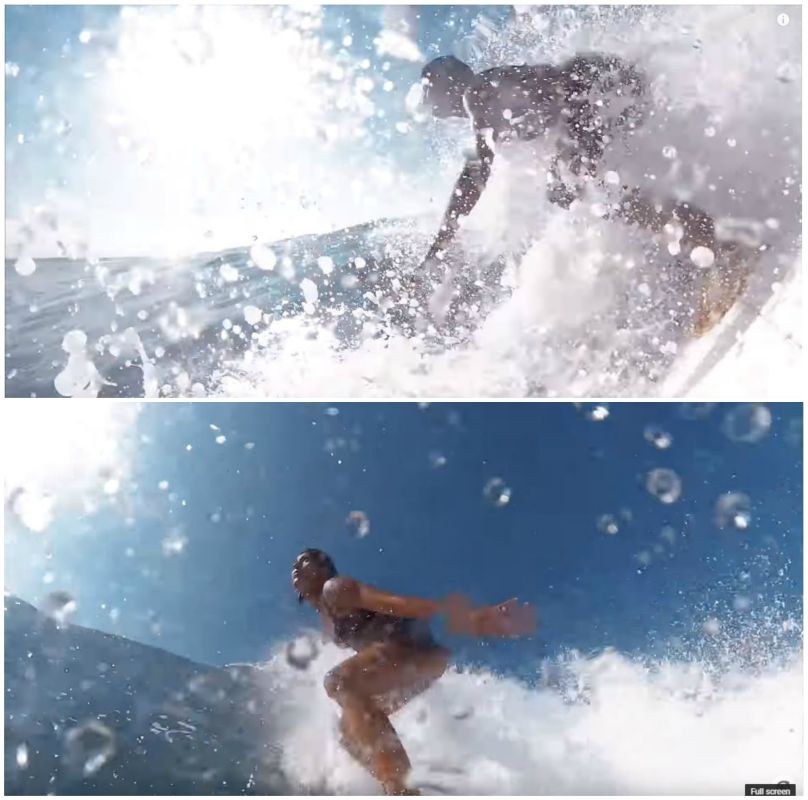 Insta360 ONE X Venture Case sample video shows no glare