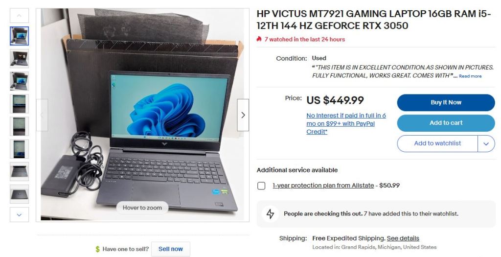 In 2023, you can buy a VR Ready laptop for under $500