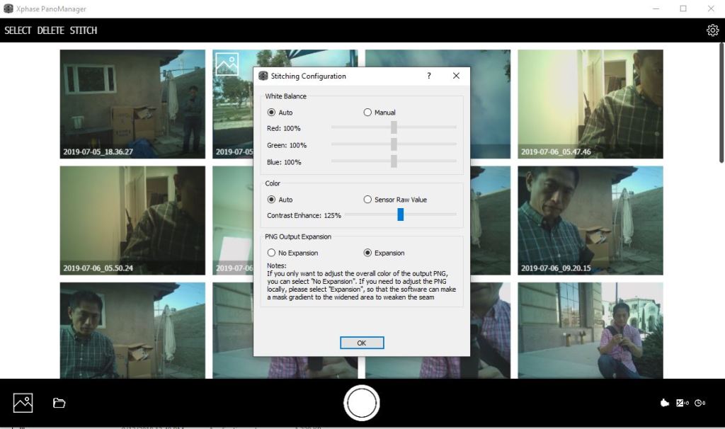 XPhase PNG export options