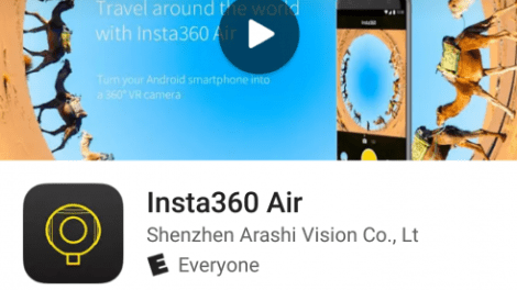 Insta360 Air and Insta360 Studio update