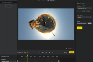 Insta360 Studio Can Make Complex Tiny Planet Animations