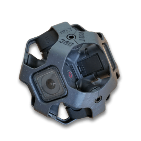 WetHot360 waterproof 8K 360 camera rig for GoPro Hero Session