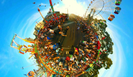 tiny planet photo by Ben Claremont